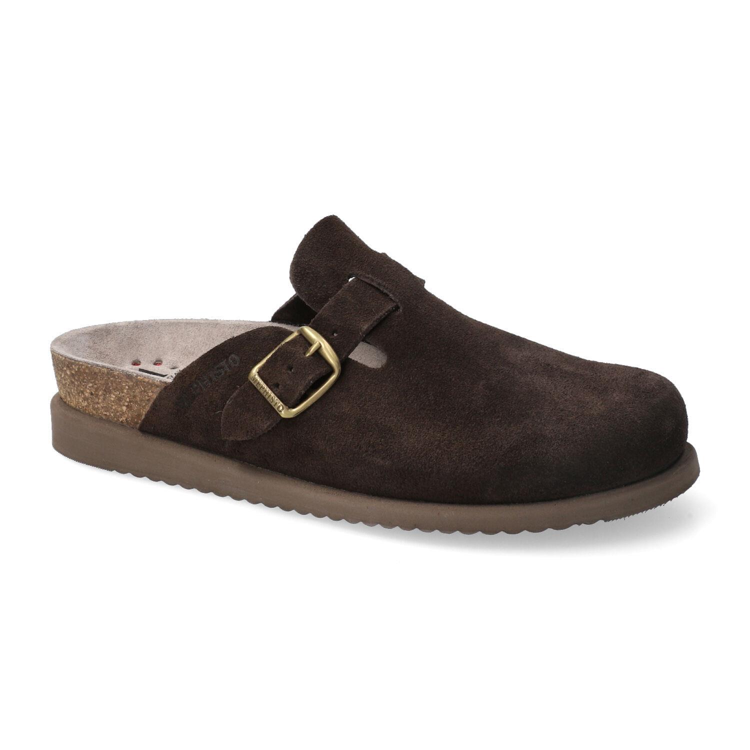 mules femme modèle Halina brun fonce - Mephisto